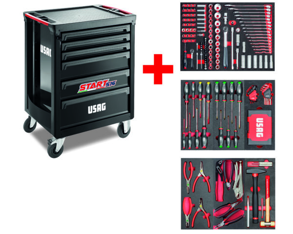 516_ST6NMMEX_F02 (3) 516 ST6NMA CARRELLO START CON ASSORTIMENTO AUTORIPARAZIONE 495 MAA (156 PZ)