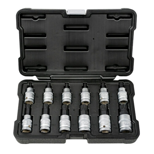 54164 SET DI 12 PEZZI 1/2" INSERTI POLIGONALI