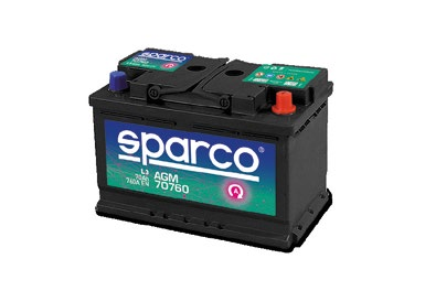 KKAGM70760 BATTERIA SPARCO GAMMA AGM START & STOP