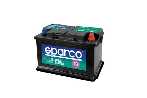 KKAGM80800 BATTERIA SPARCO GAMMA AGM START & STOP